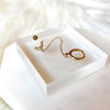 Ava Chain Link Huggie Earring-Earrings-The Songbird Collection
