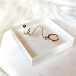 Ava Chain Link Huggie Earring-Earrings-The Songbird Collection