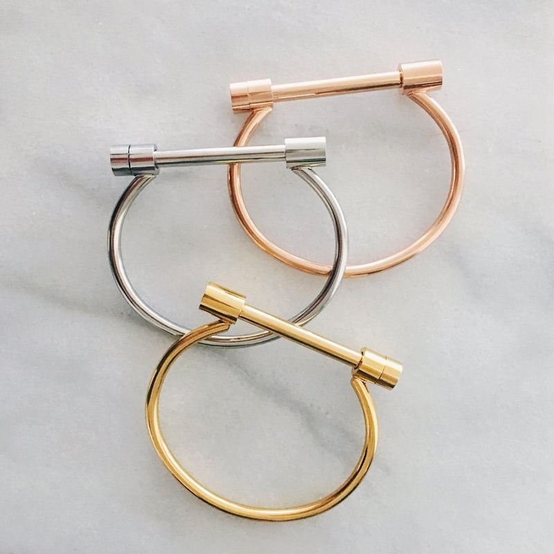 Sara Screw Cuff - LOW STOCK! - The Songbird Collection 