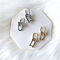 Bar-Belle Chain Link Earrings-Earrings-The Songbird Collection