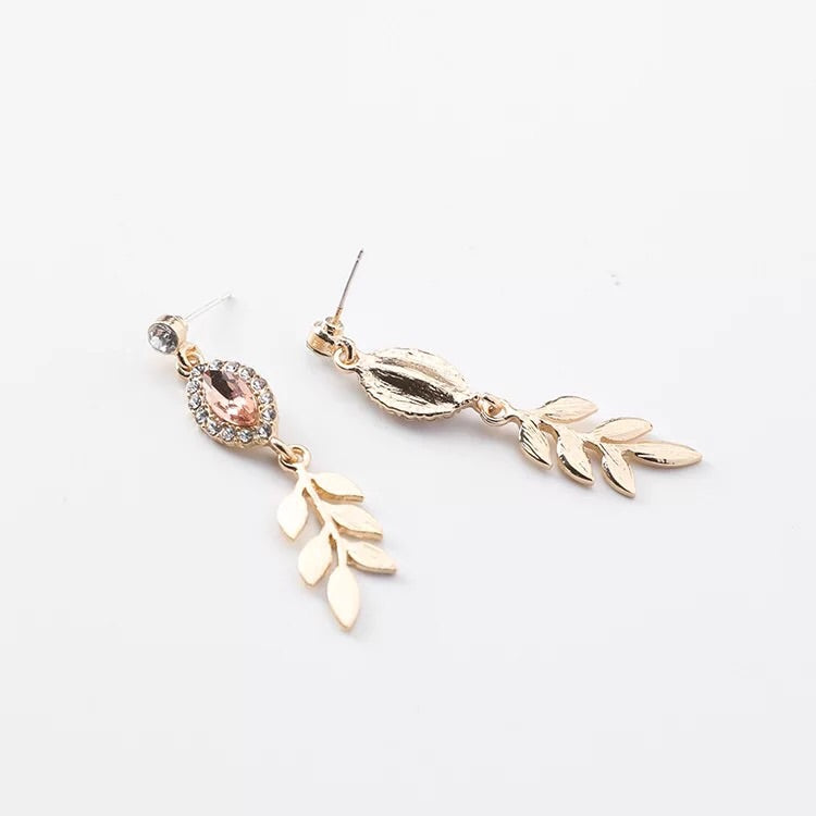 Amber Leaf Earrings - The Songbird Collection 