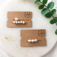 Handmade Freshwater Pearl Hair Pins - LOW STOCK! - The Songbird Collection 