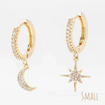 Moon & Star Huggies - Now in 2 Sizes/Styles LOW STOCK! - The Songbird Collection 