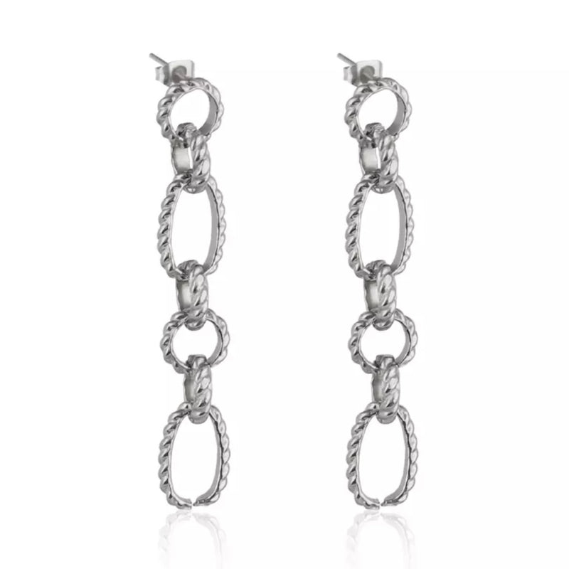 Charlotte Chain Link Earrings-Earrings-The Songbird Collection