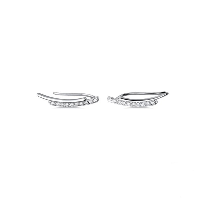 Amelie Ear Pins - 925 Sterling Silver-Earrings-The Songbird Collection
