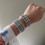 Priya Vintage Metal Bracelet - The Songbird Collection 