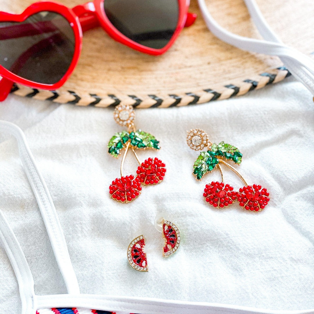 🍒 Cherry Bomb Earrings  🍒  RESTOCKED & ON SALE!! - The Songbird Collection 