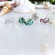 Silver Palm Tree Set