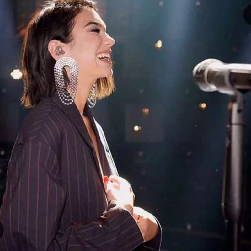 Roa Rhinestone Statement Earrings - LOW STOCK! - The Songbird Collection 