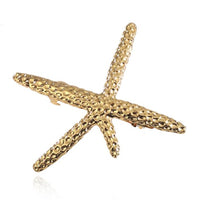 Sea Star Hair Clip - Gold RESTOCKED!! - The Songbird Collection 