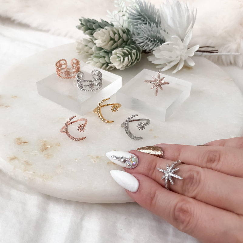 Star Ring - Astro Muse Collection - Sizes Selling Out! - The Songbird Collection 