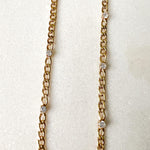 Elle Sparkle Studded Chain Necklace-Necklaces-The Songbird Collection