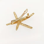 Sea Star Hair Clip - Gold RESTOCKED!! - The Songbird Collection 