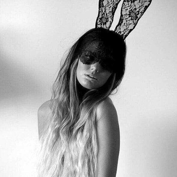 🐰 Black Lace Bunny Ear Headband - 4 Choices! LOW STOCK!! - The Songbird Collection 