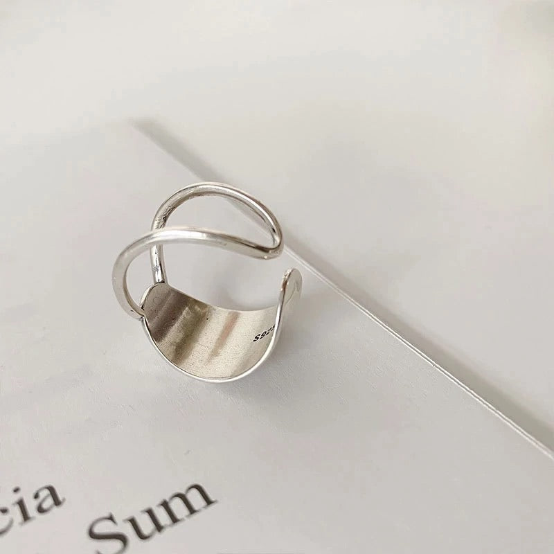 Kristin 925 Silver Ring-Rings-The Songbird Collection