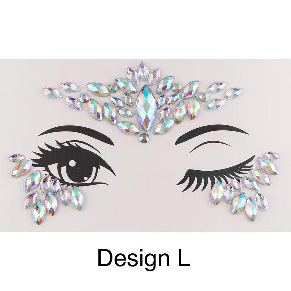 Face + Body Jewels -  16 Designs LOW STOCK! - The Songbird Collection 