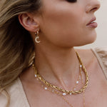 Kassia Block Chain Necklace-Necklaces-The Songbird Collection