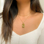 Moonlight Starlight Signet Necklace-Necklaces-The Songbird Collection