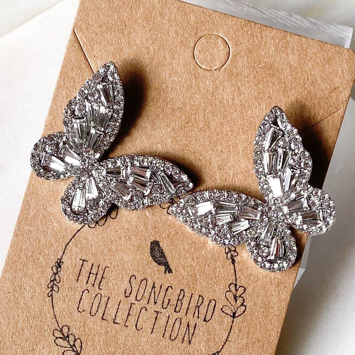 Papillon Butterfly Earrings-Earrings-The Songbird Collection