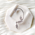 Laurel Leaf Ear Hook / Ear Cuff-Earrings-The Songbird Collection