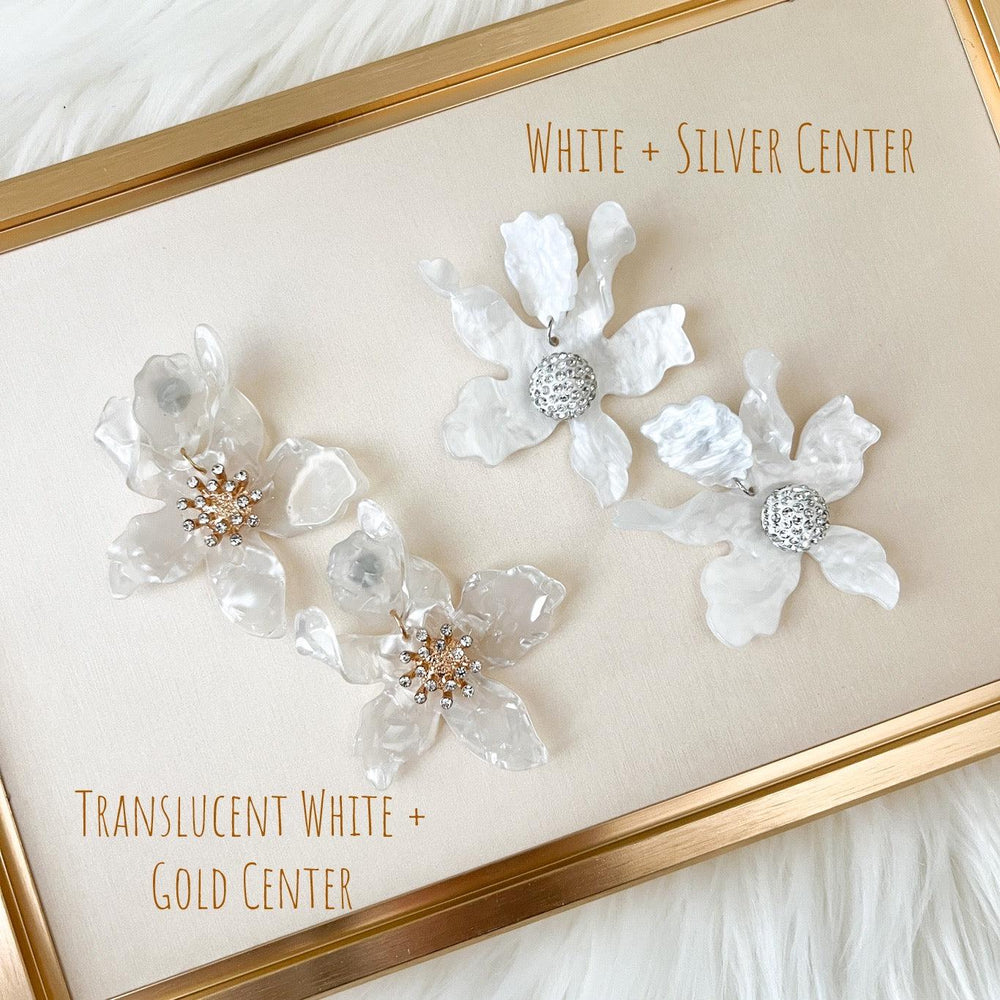 Translucent White + Gold Center - 5 LEFT