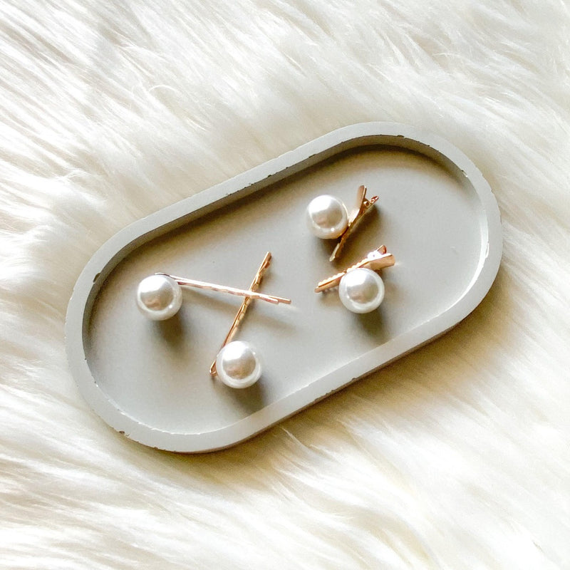 Milano Pearl Hair Pins-Accessories-The Songbird Collection