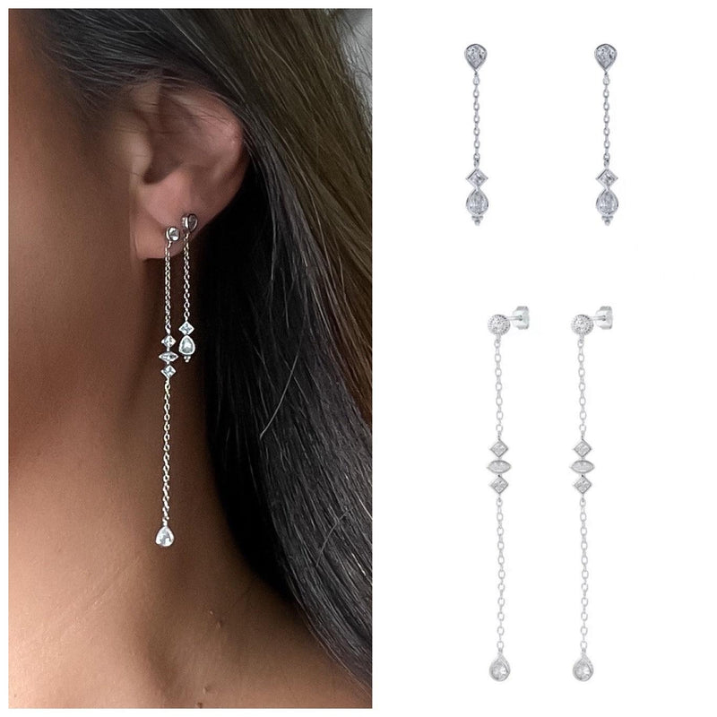 Alba Drop Earrings - 2 Styles-Earrings-The Songbird Collection