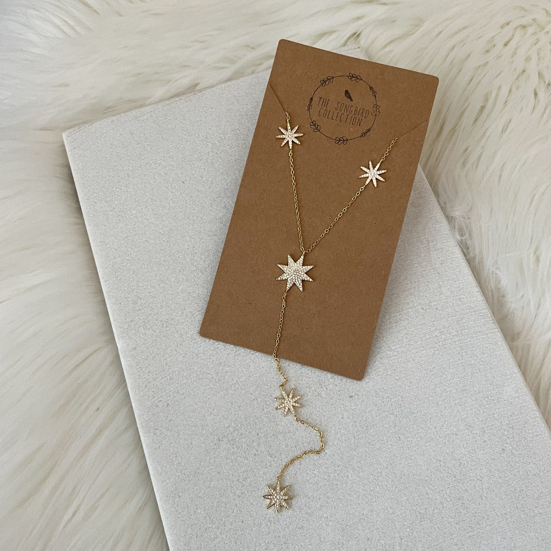 Eternal Stars Lariat Necklace-Necklaces-The Songbird Collection