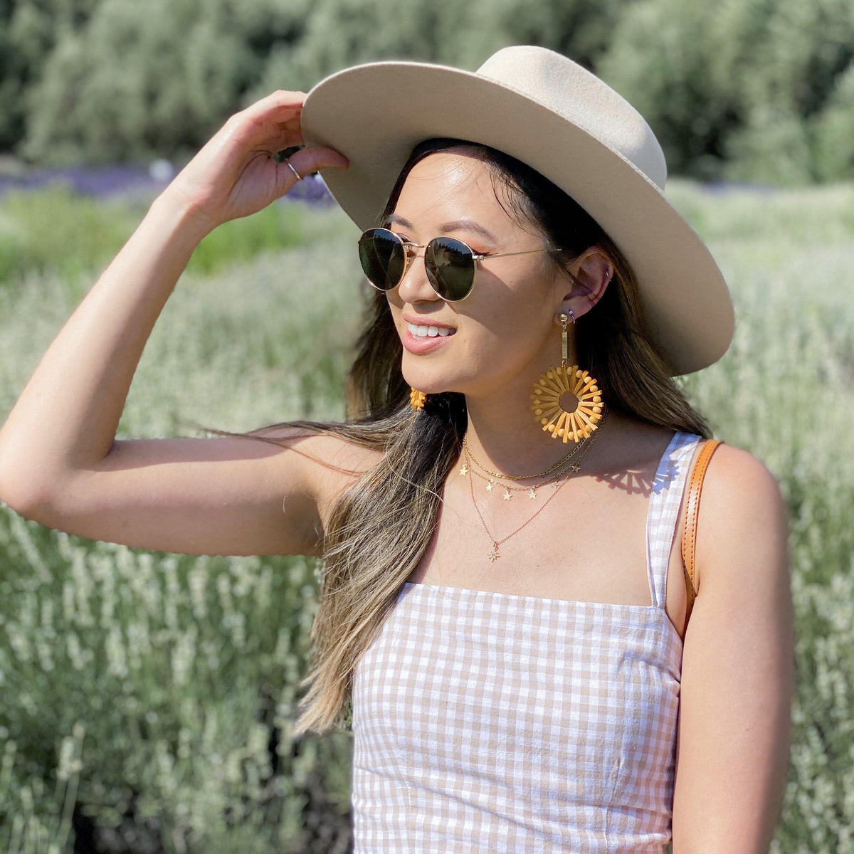 Playa Rica Wooden Statement Earrings- 4 LEFT! - The Songbird Collection 