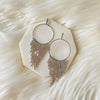 RiRi Rhinestone Hoop + Tassel Earrings - The Songbird Collection 