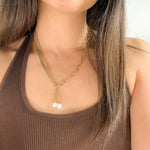Anais Freshwater Pearl Necklace-Necklaces-The Songbird Collection