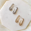Glitz Safety Pin Earrings - As Seen on Celebrities! - The Songbird Collection 
