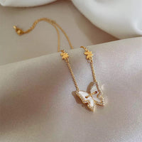 Chrysalis Butterfly Choker-Necklaces-The Songbird Collection