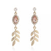Amber Leaf Earrings - The Songbird Collection 