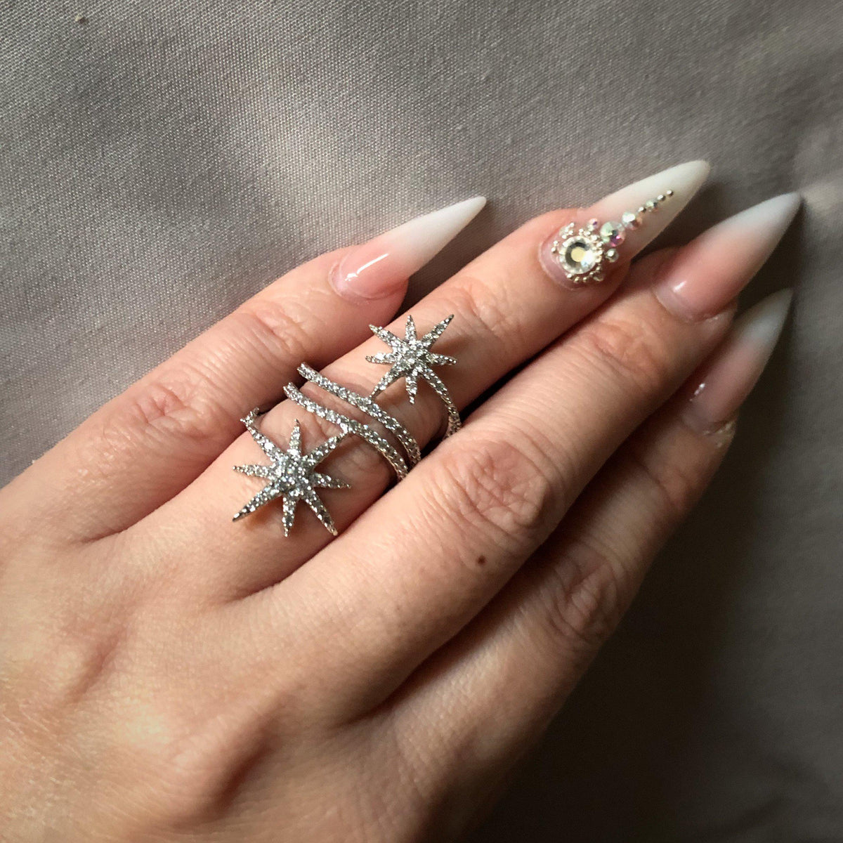 North Star Statement Ring  - 3️⃣ LEFT! - The Songbird Collection 