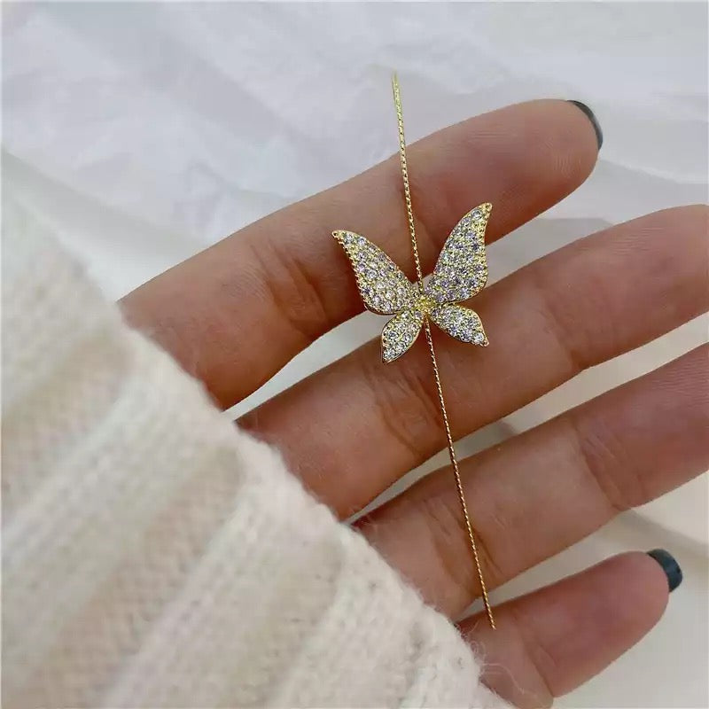 Mariposa Butterfly Ear Hook / Ear Cuff - 2 Styles-Earrings-The Songbird Collection