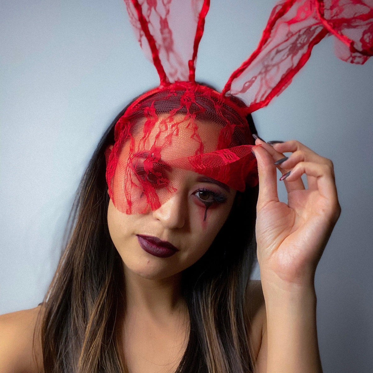 🐰 Black Lace Bunny Ear Headband - 4 Choices! LOW STOCK!! - The Songbird Collection 