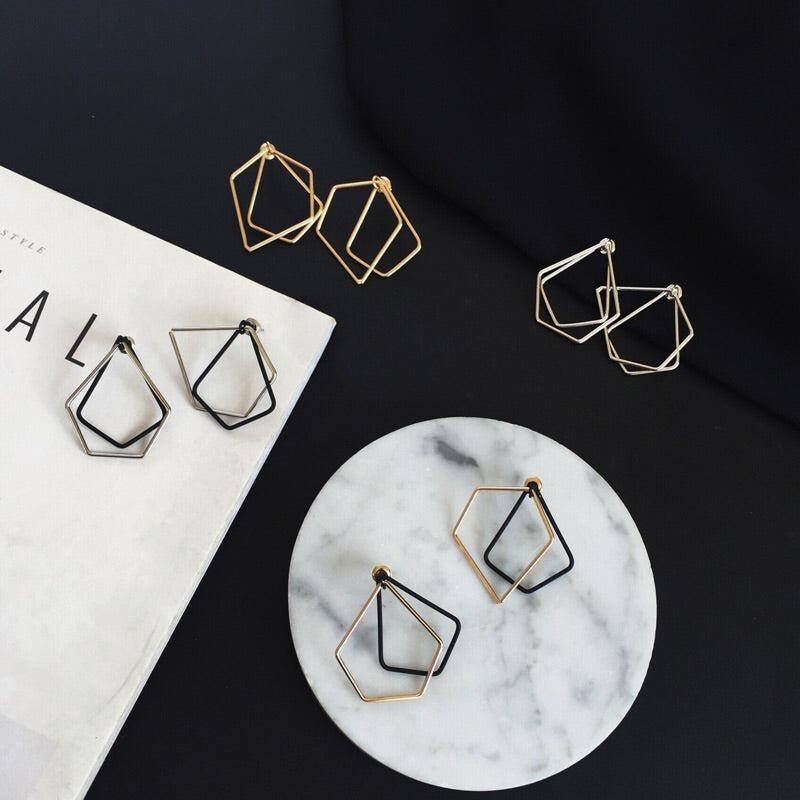 Zendia Geometric Earrings - LAST CHANCE!! - The Songbird Collection 