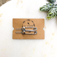 Safety Pin Hair Pin Set (Set of 2) - RESTOCKED & ON SALE!! - The Songbird Collection 