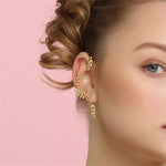 Laurel Leaf Ear Hook / Ear Cuff-Earrings-The Songbird Collection
