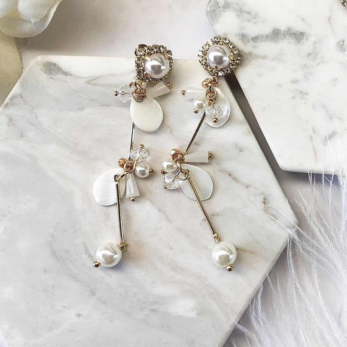 Isabella Pearl Drop Earrings - HOORAY! RESTOCKED!! - The Songbird Collection 