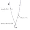 Lune et étoiles Sterling Silver Choker - RESTOCKED! - The Songbird Collection 