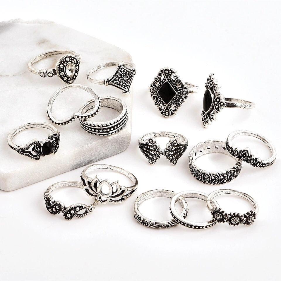 Malefi 15 Piece Ring Set - Fan Fav! - The Songbird Collection 