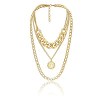 Letizia Layered Chain Necklace - LOW STOCK!!! - The Songbird Collection 