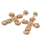 Golden Opulence Cross Earrings - 13 LEFT!! - The Songbird Collection 