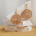 Playa Rica Wooden Statement Earrings- 4 LEFT! - The Songbird Collection 