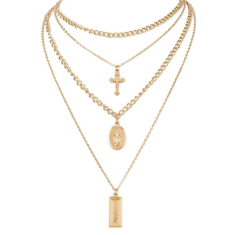 Gianna 4 Layer Pendant Necklace - #️⃣1️⃣ Selling Necklace! LOW STOCK! - The Songbird Collection 