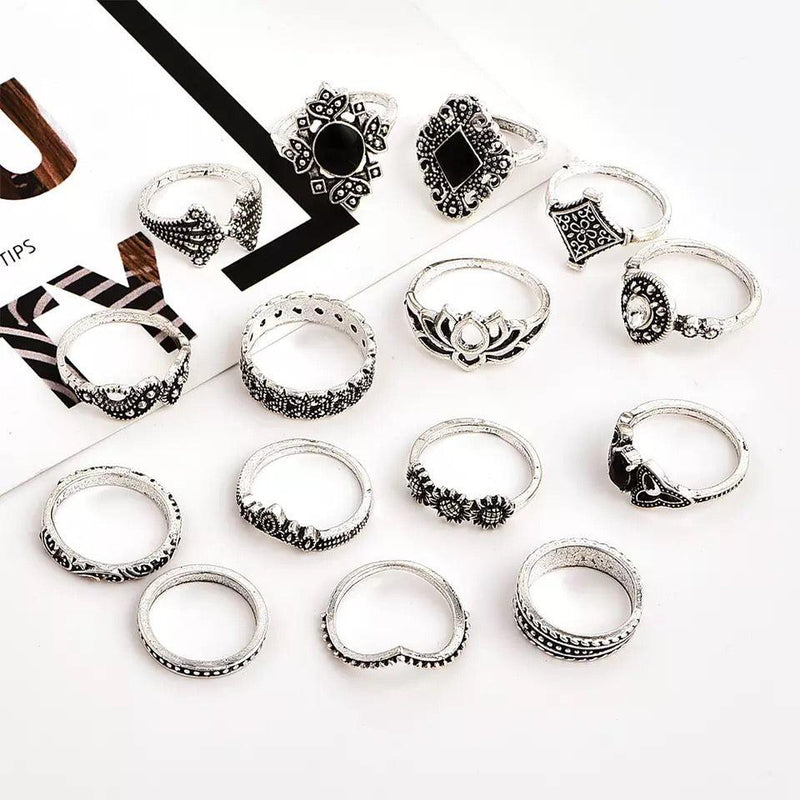 Malefi 15 Piece Ring Set - Fan Fav! - The Songbird Collection 