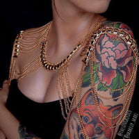 Golden Goddess Shoulder Chains - LOW STOCK! Last Chance!! - The Songbird Collection 