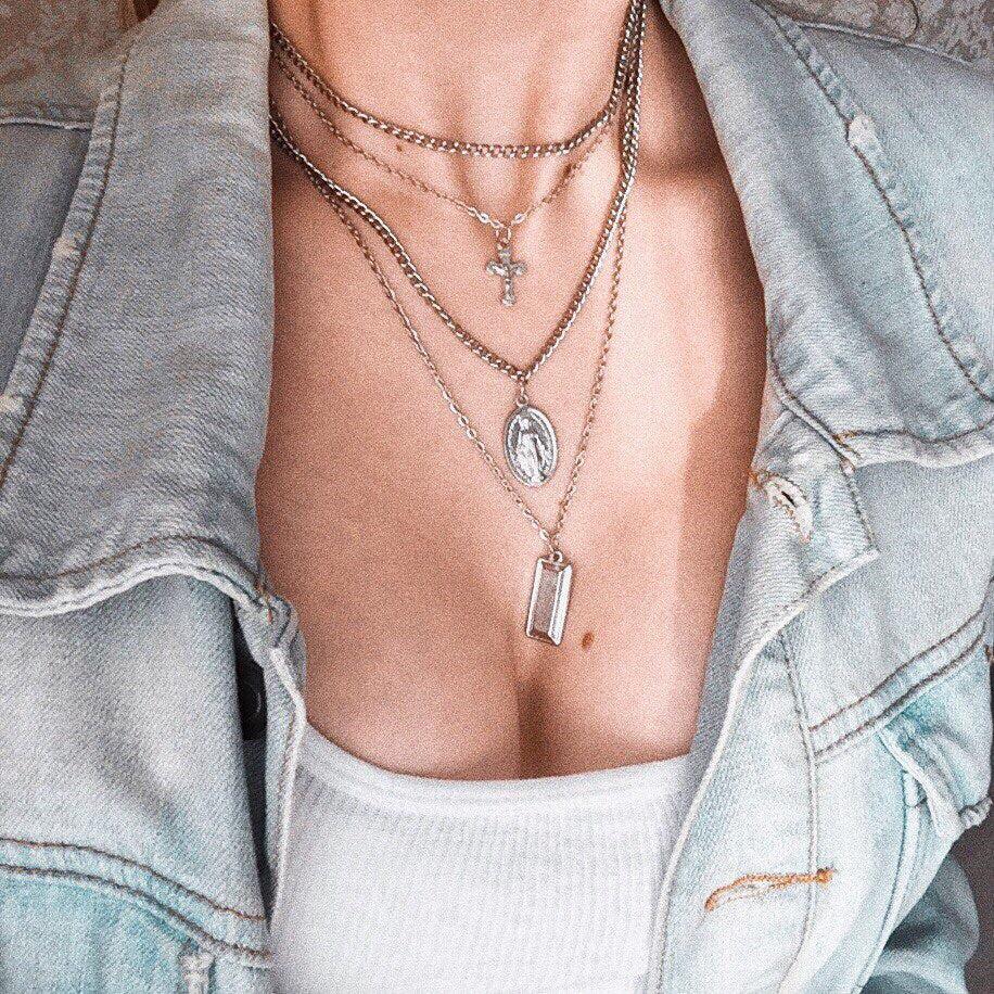 Gianna 4 Layer Pendant Necklace - #️⃣1️⃣ Selling Necklace! LOW STOCK! - The Songbird Collection 